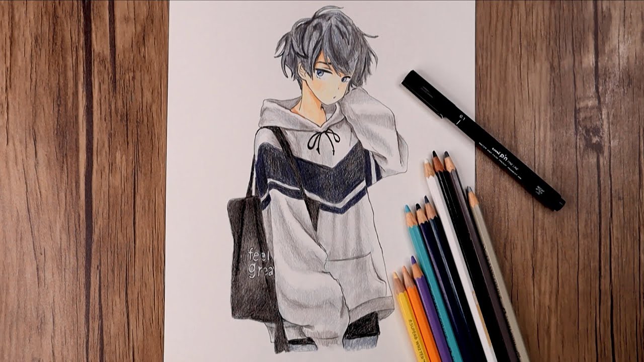 anime color drawing