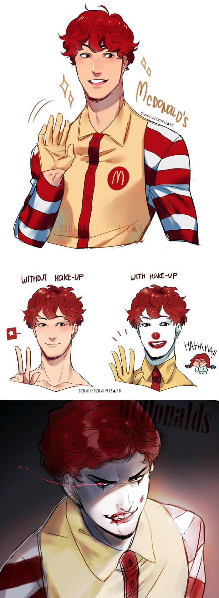 anime fast food mascots