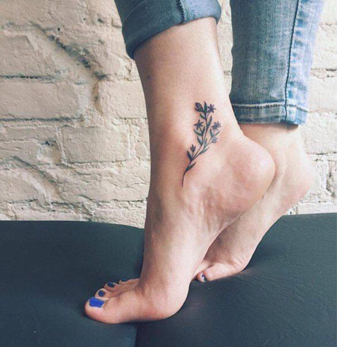 ankle tattoo women