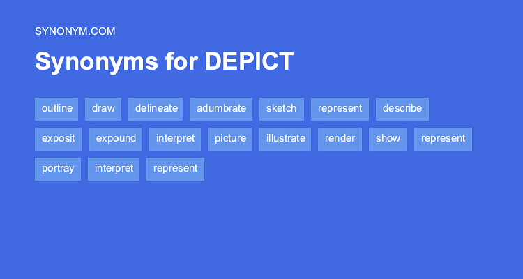 another word for depict