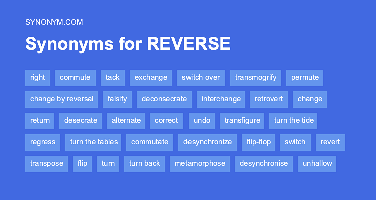 another word for reverse