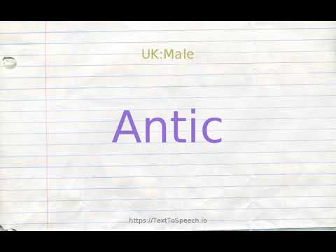 antic synonym