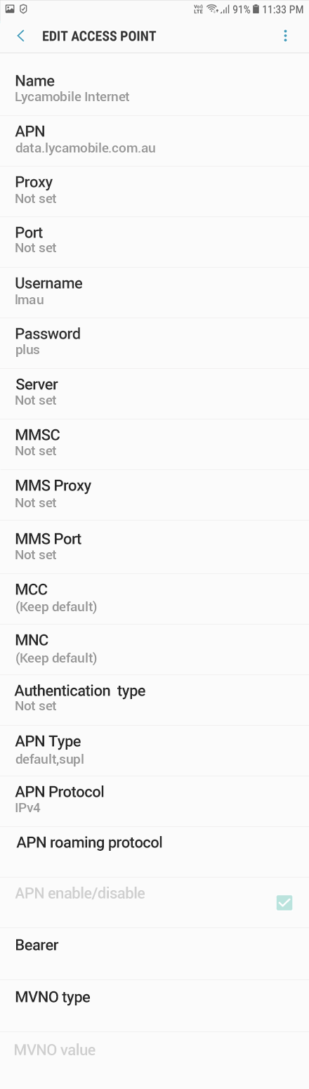 apn für lycamobile