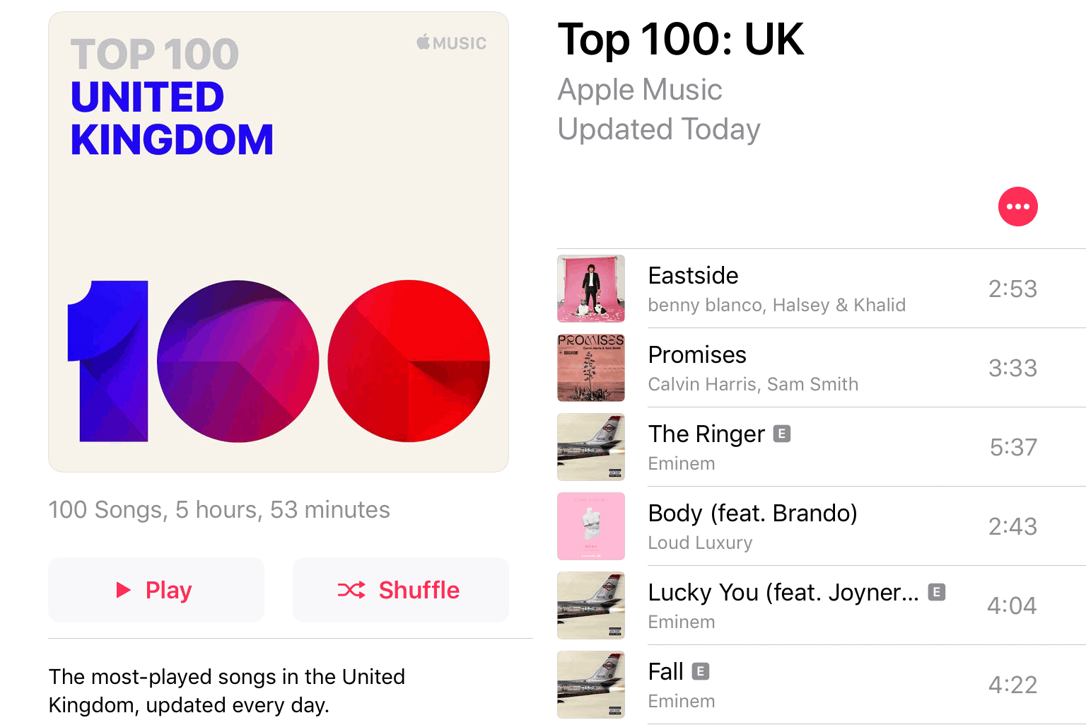 apple music charts