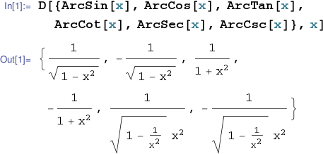 arccos matlab