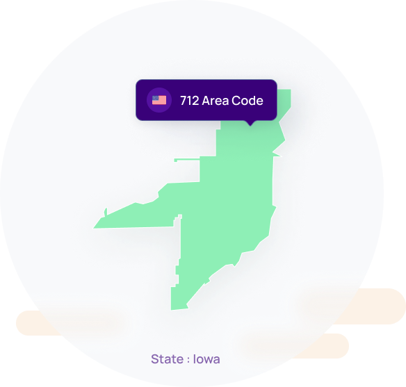 area code of 712