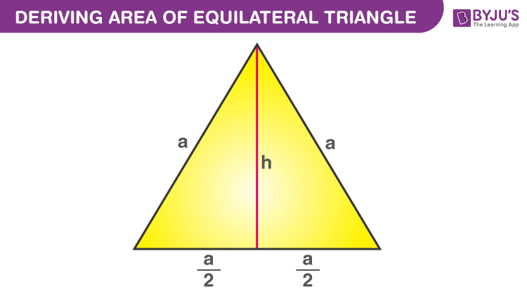 area of equilateral triangle is equal to
