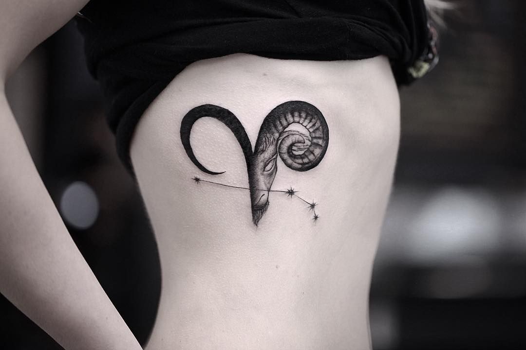 aries horoscope tattoo