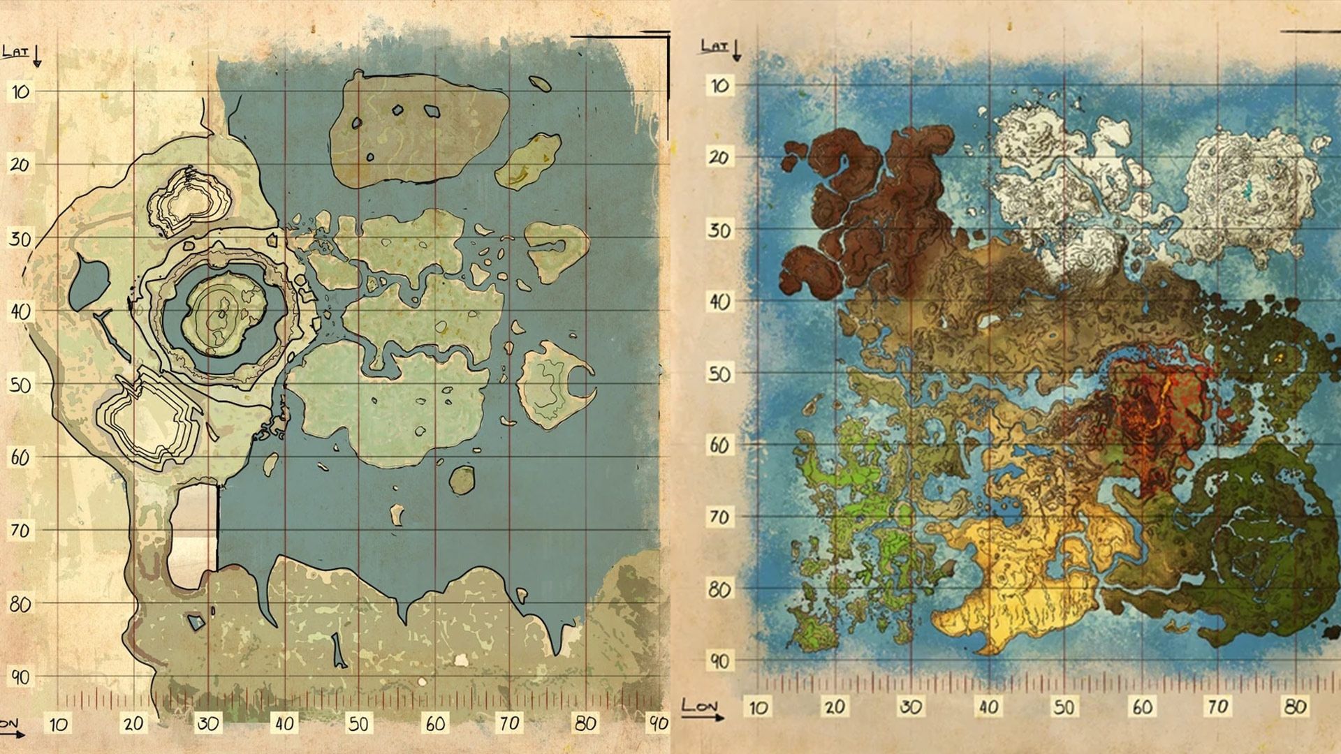 ark ragnarok explorer map