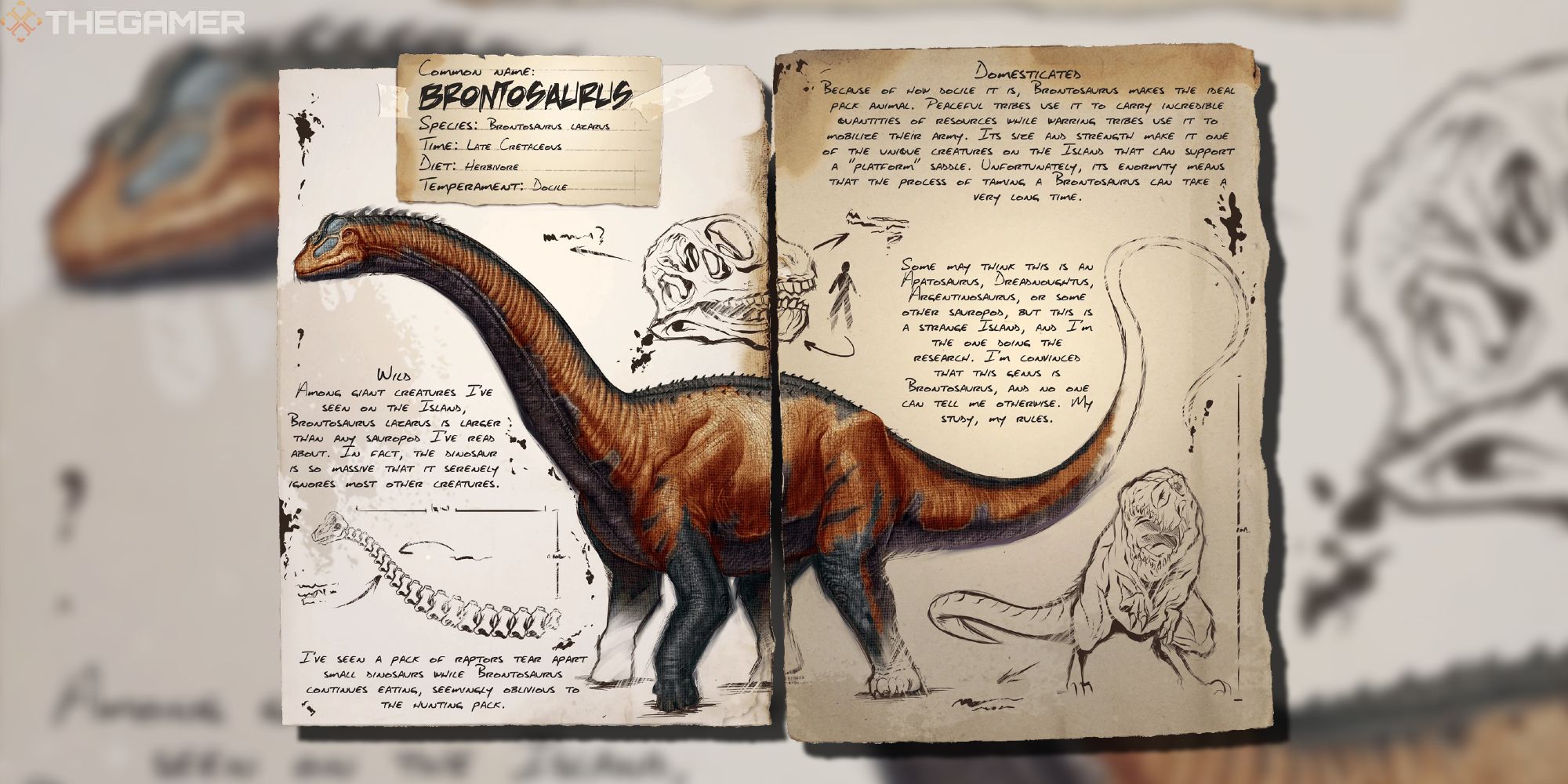 ark tame a brontosaurus