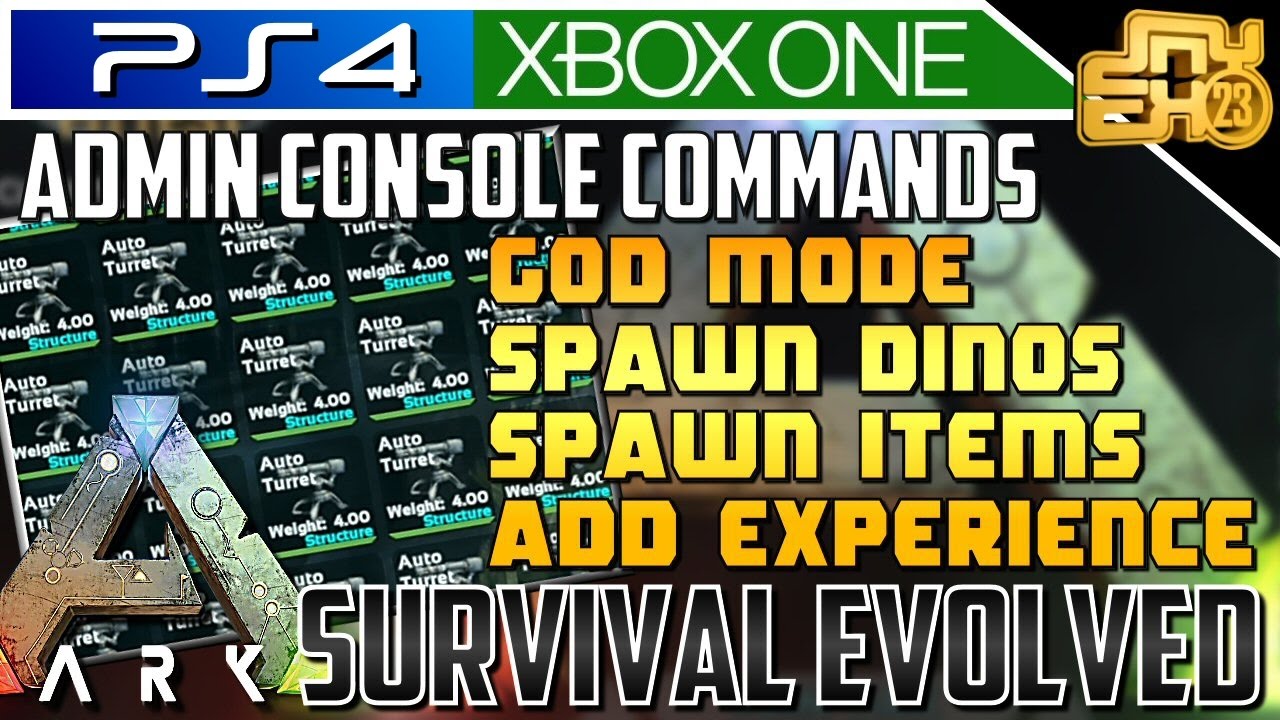 ark xbox one commands