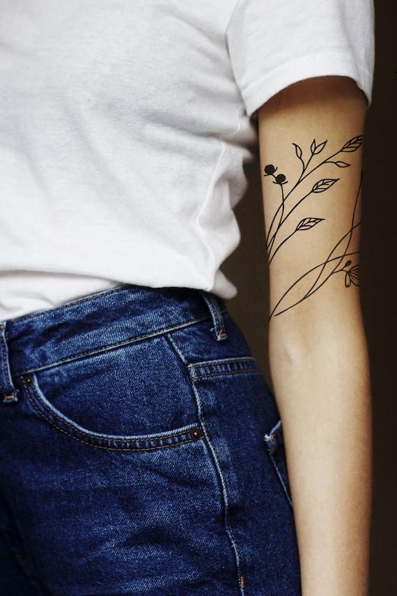 arm tattoo minimalist