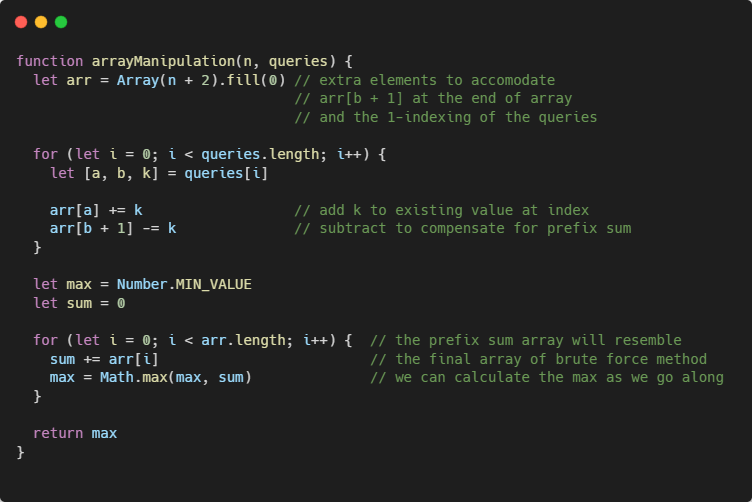 array hackerrank solution