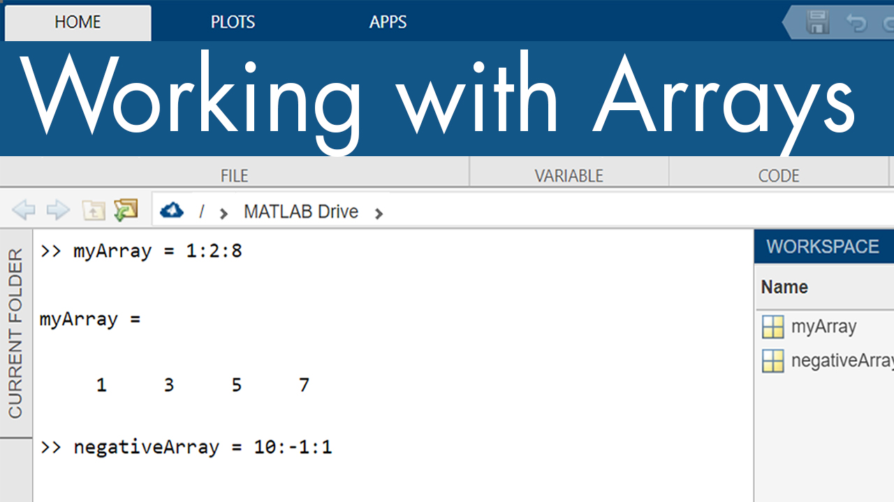 array of arrays matlab