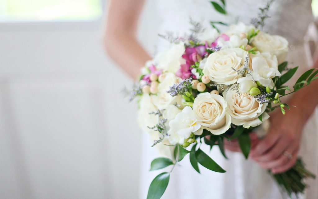 artificial bridesmaid bouquet