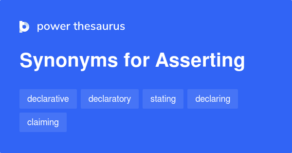 assert antonym