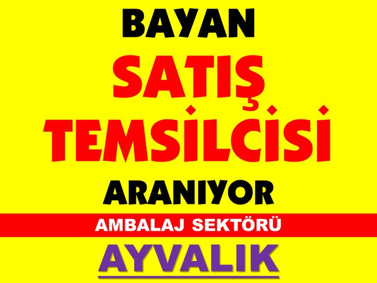 ayvalık is ilanları bayan