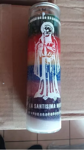 tipos de veladoras para la santa muerte