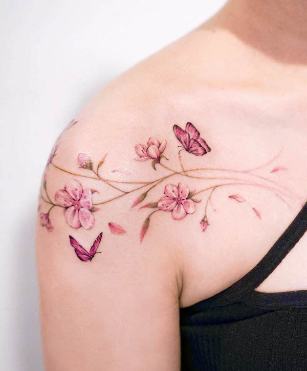 cherry blossom tattoo meaning