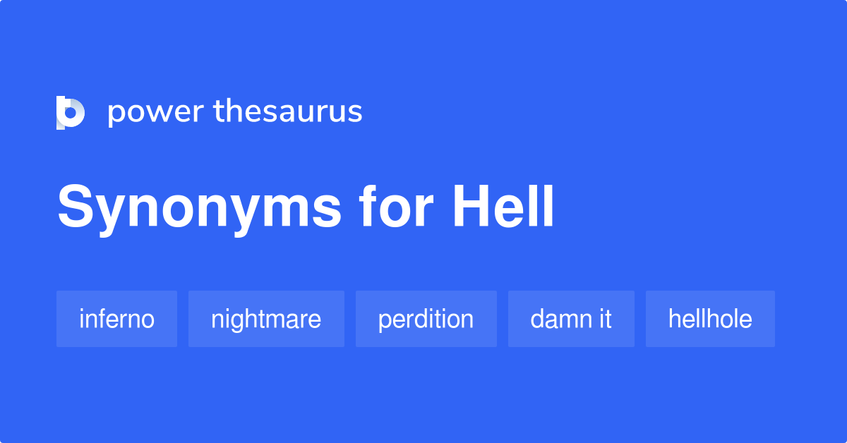 synonym for hell