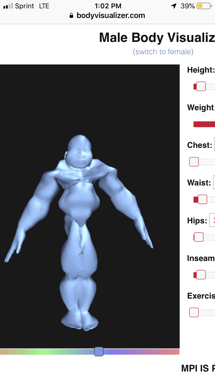 body visualizer female