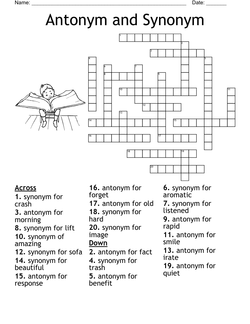 thesaurus name crossword