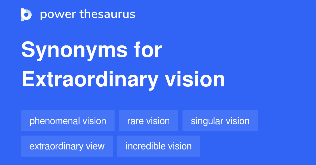 vision synonyms