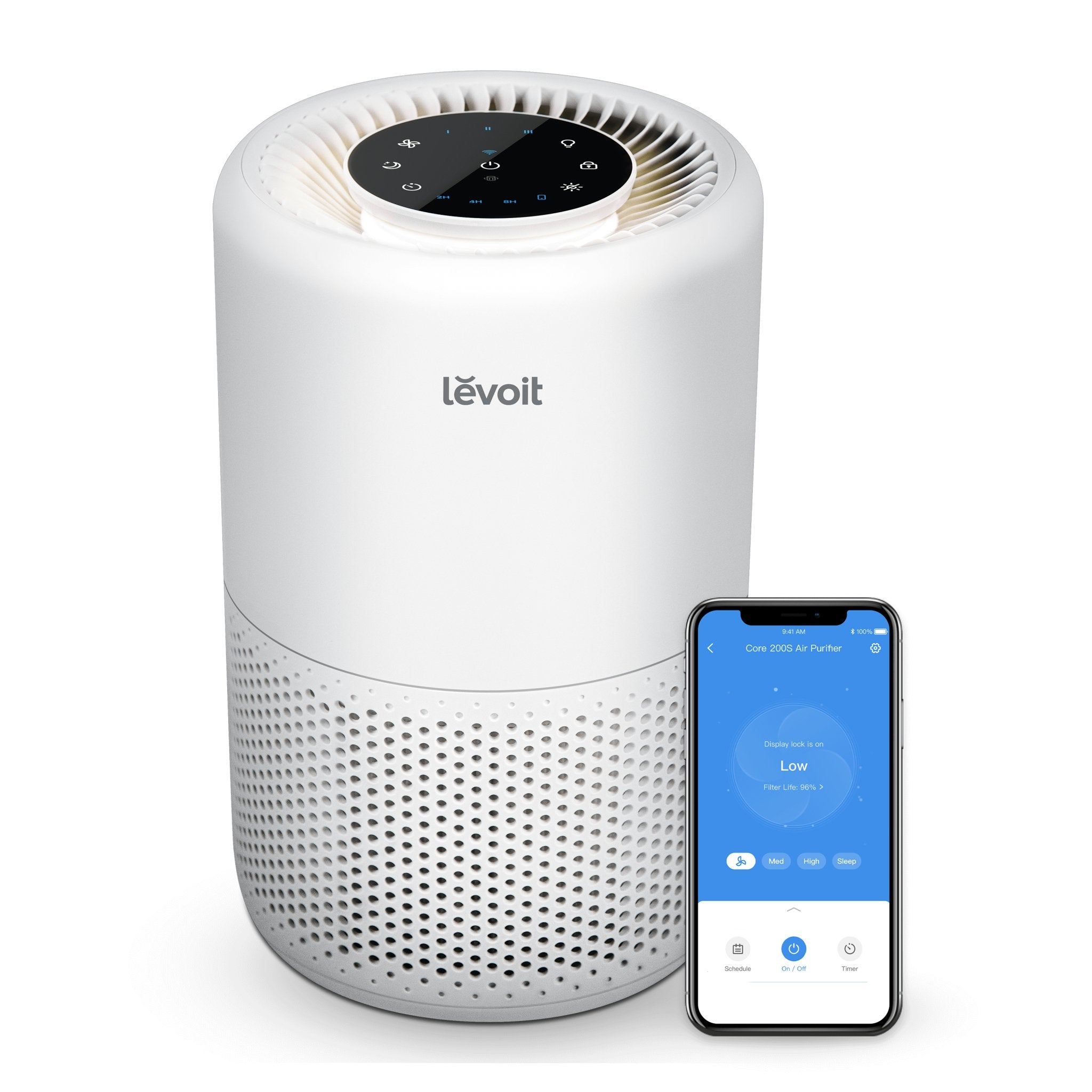 levoit air purifier locked