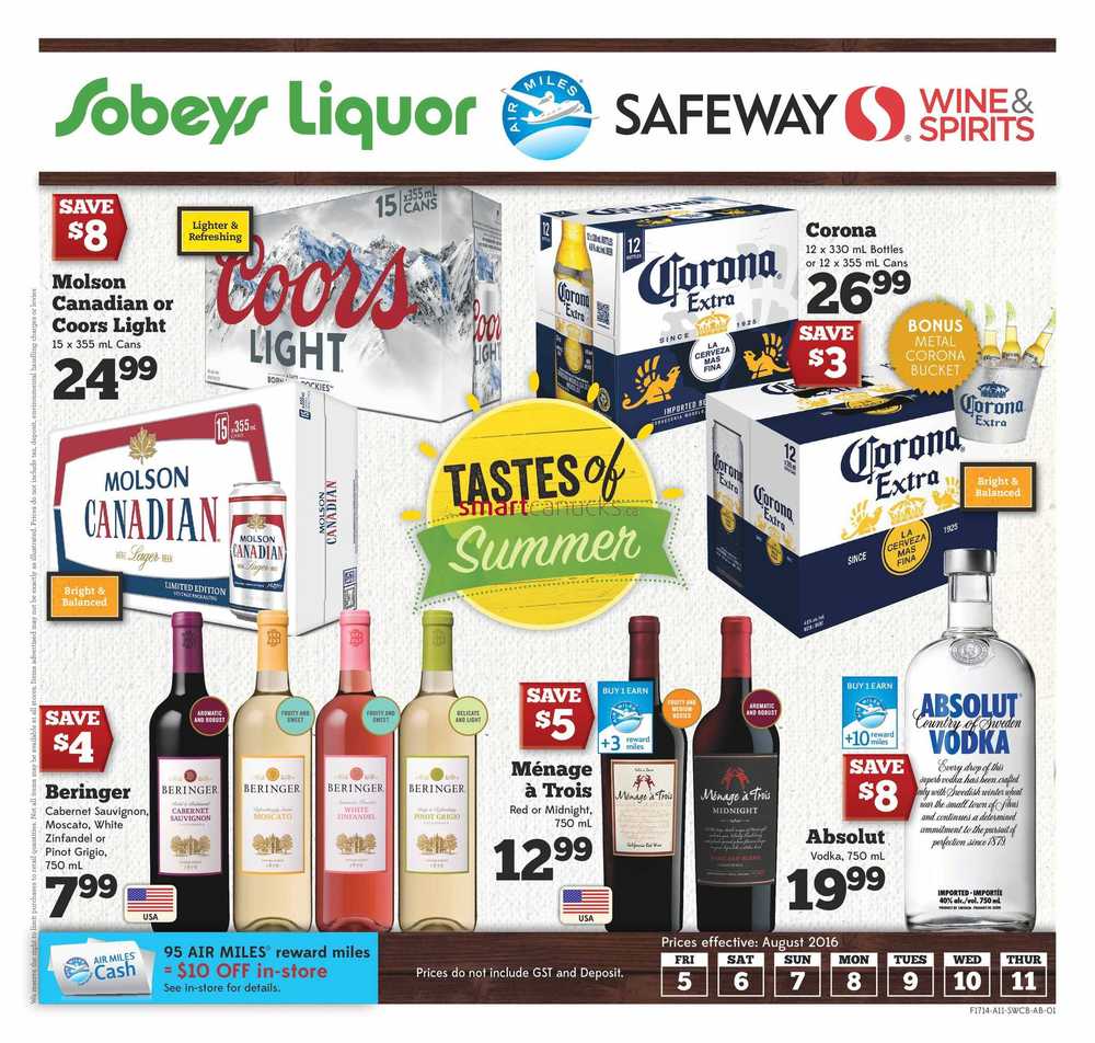 sobey liquor flyer calgary