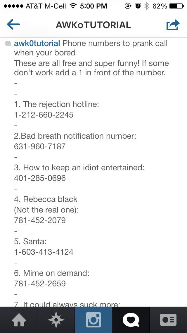 prank call hotline