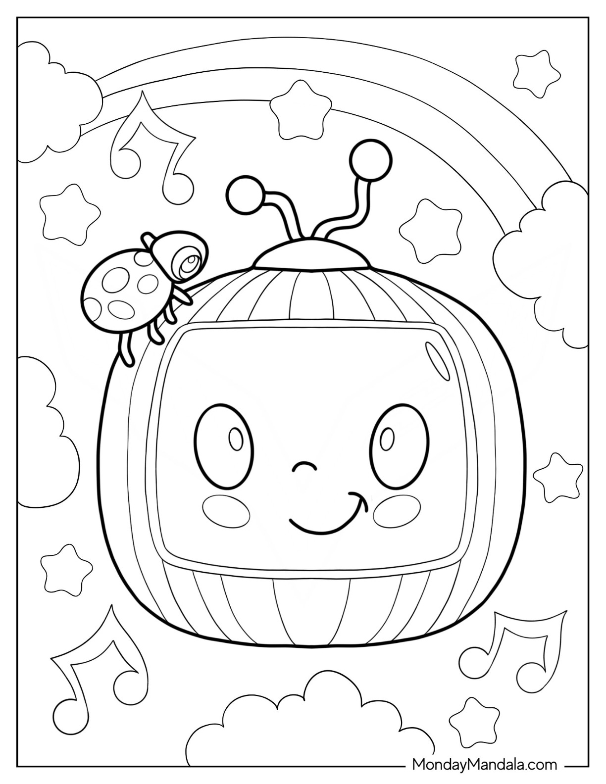 cocomelon coloring pages