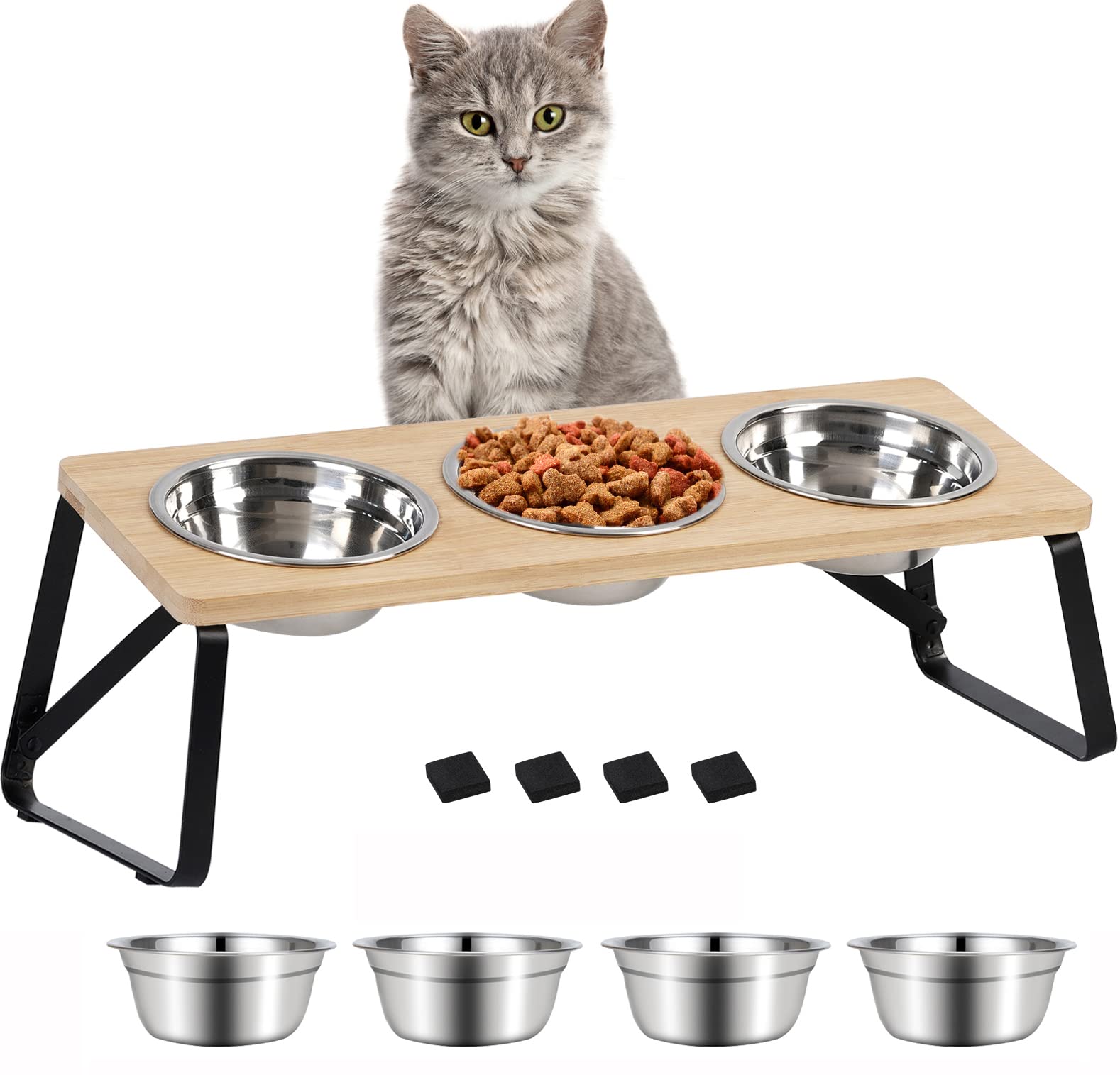 tall cat bowls