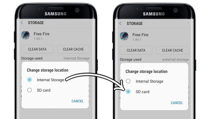 how to change storage to sd card on samsung j2
