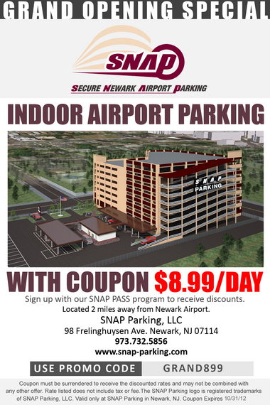 newark airport parking coupons