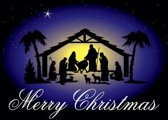 merry christmas manger images