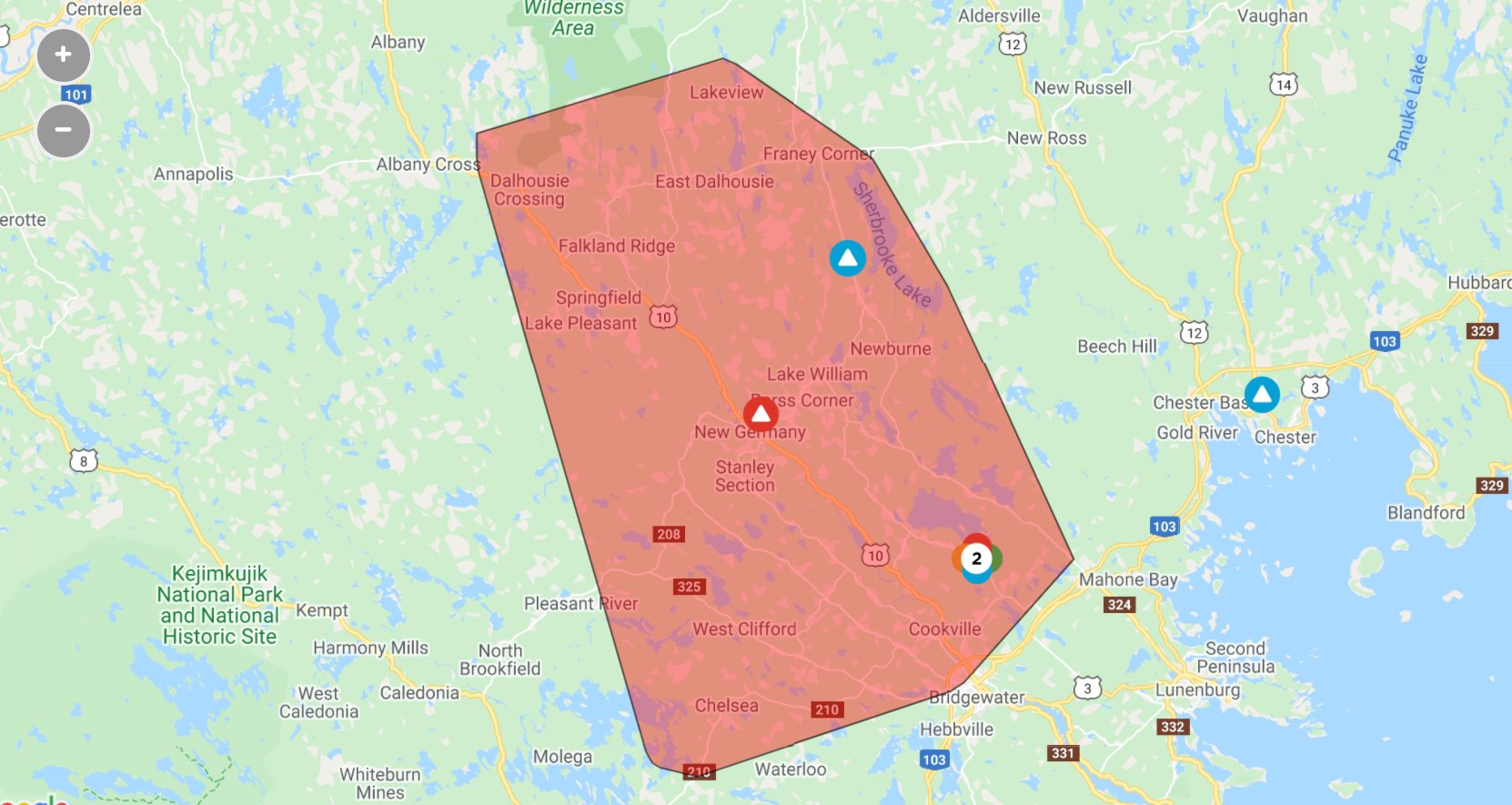 nspower outage map