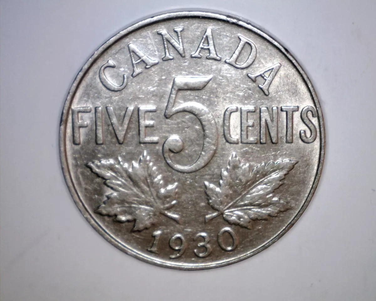 1930 canadian nickel