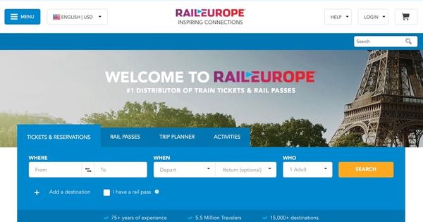 raileurope website