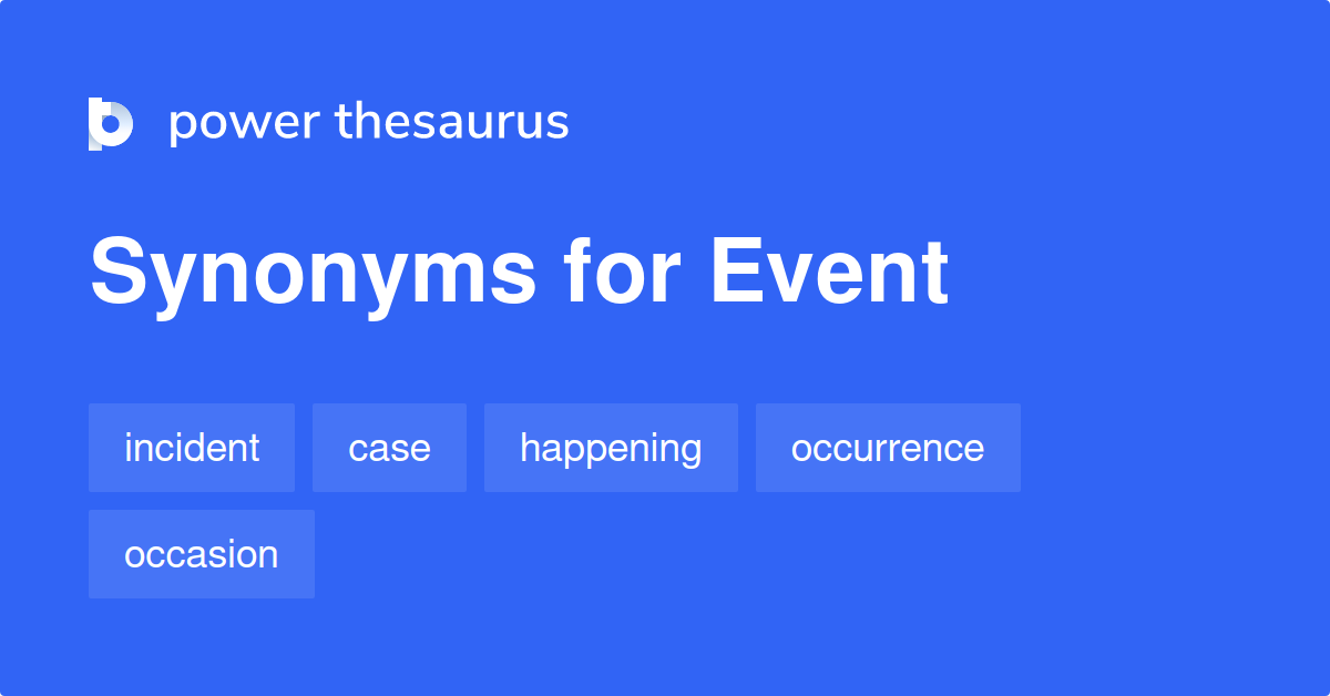 synonym for event