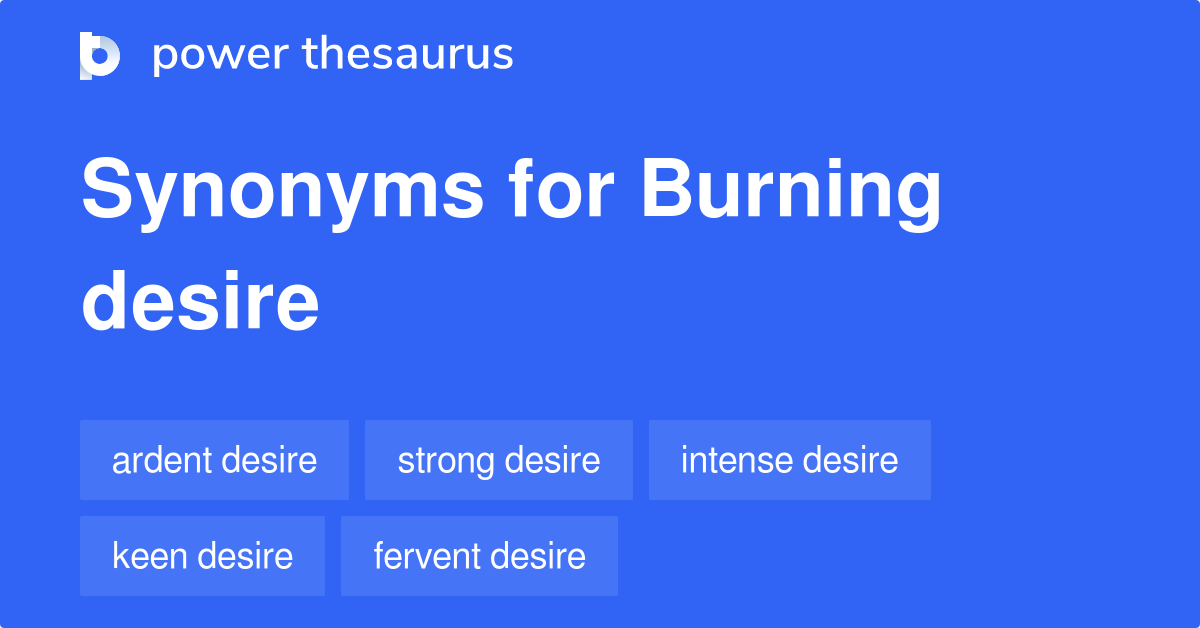 synonym for desire