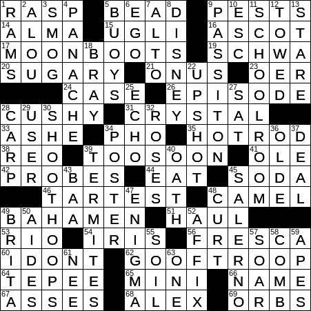 gift crossword puzzle clue