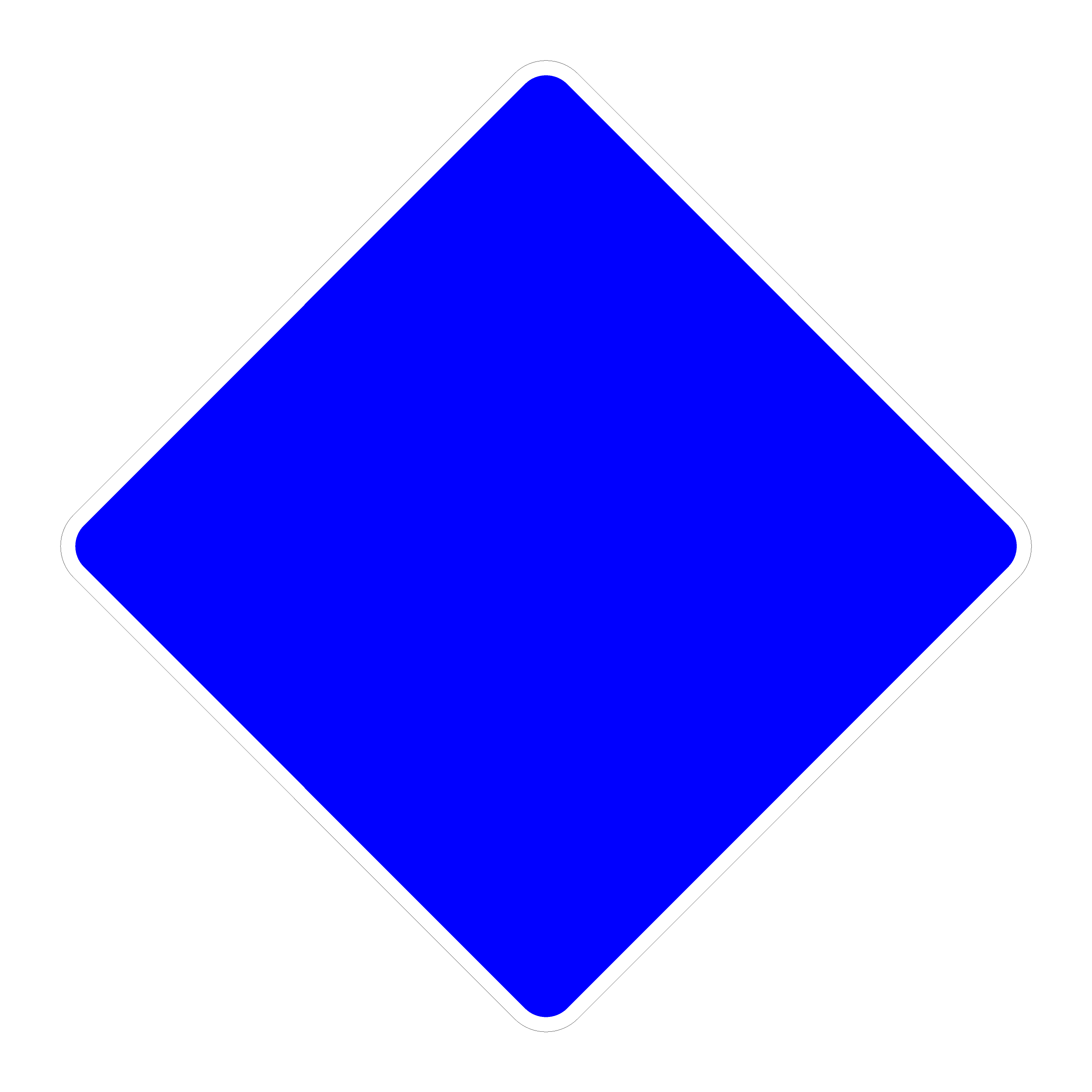 blue diamond shape png