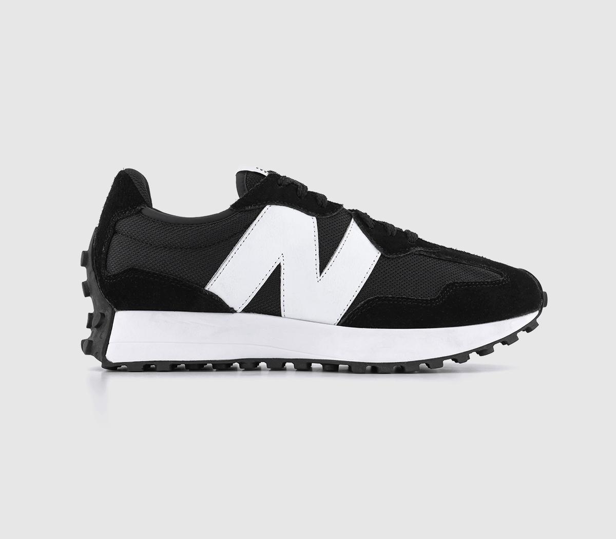 327 trainers in white & black