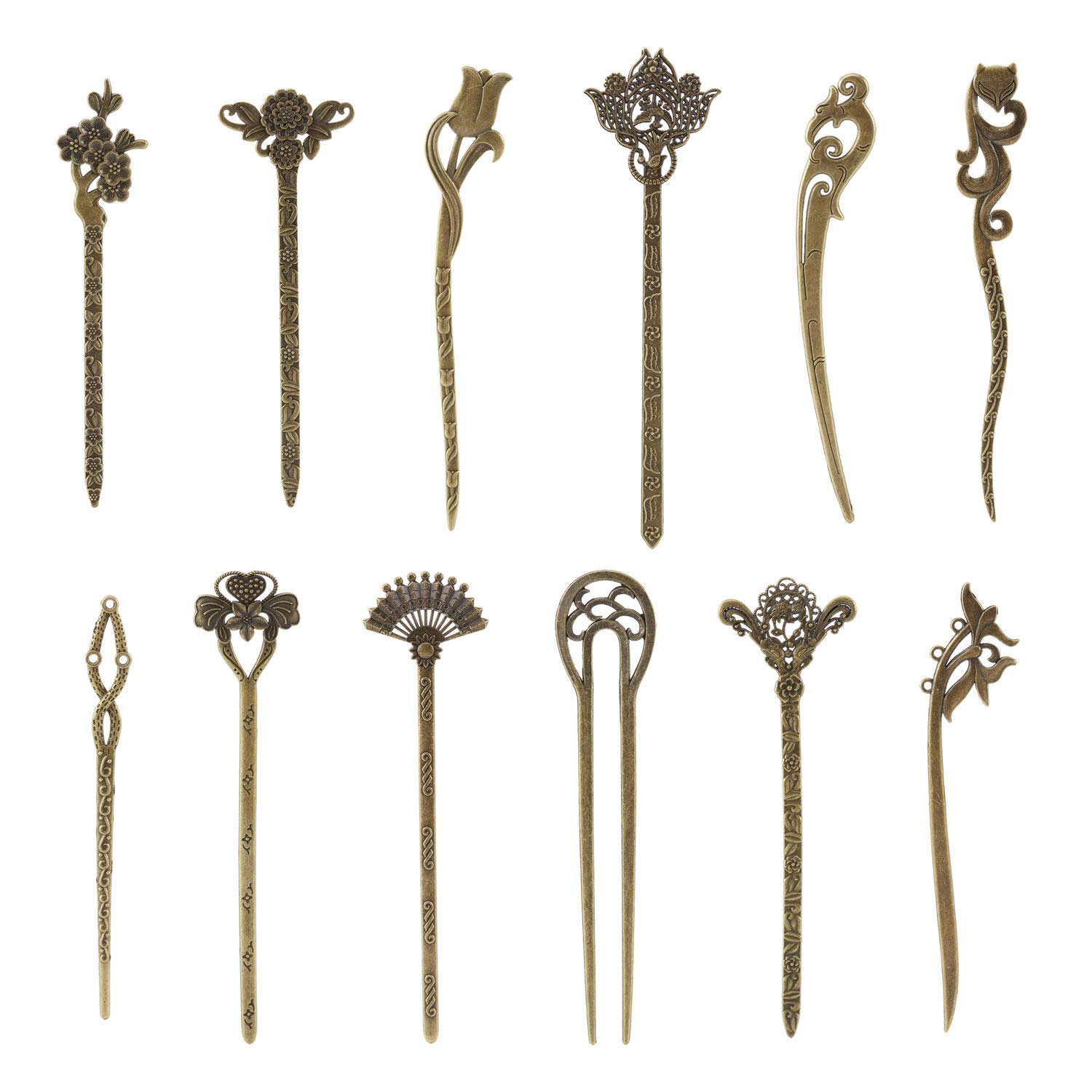 metal hair sticks