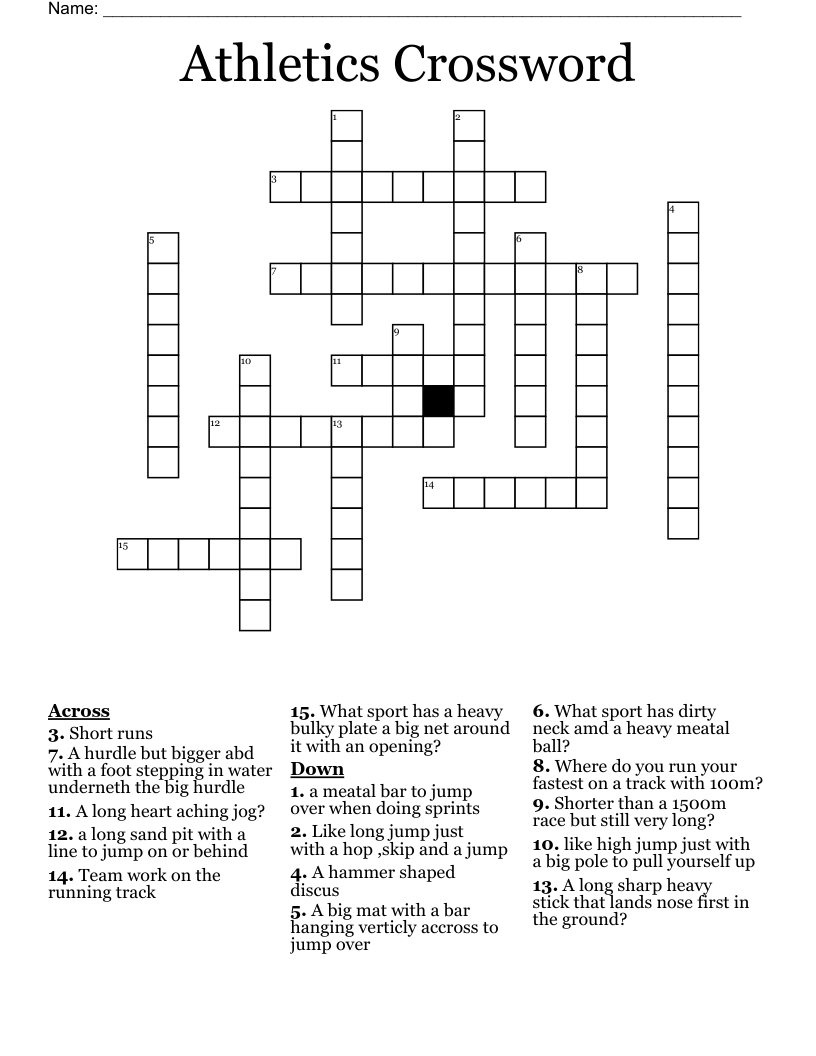 track laps crossword clue