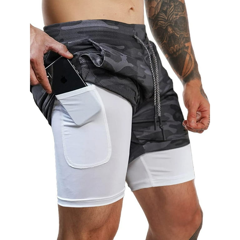 shorts with built in towel