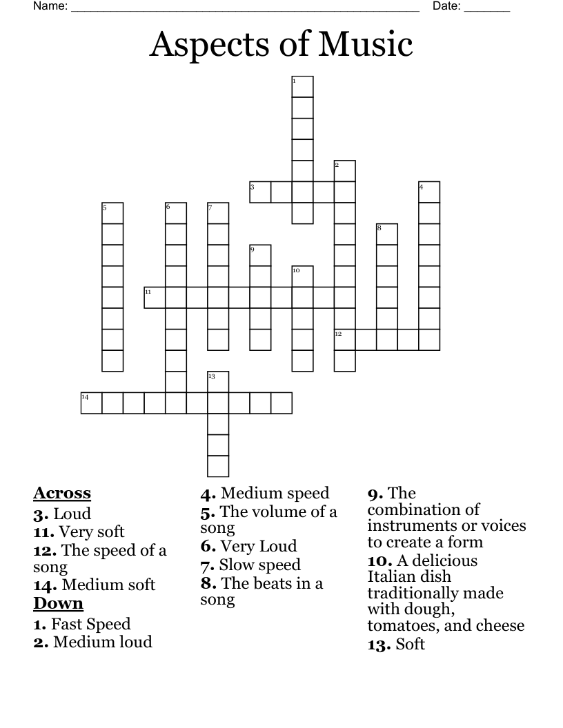 aspect crossword