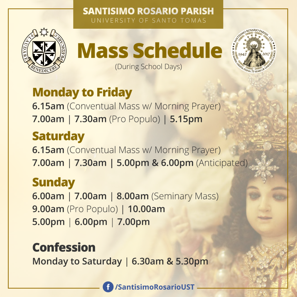 ust chapel mass schedule