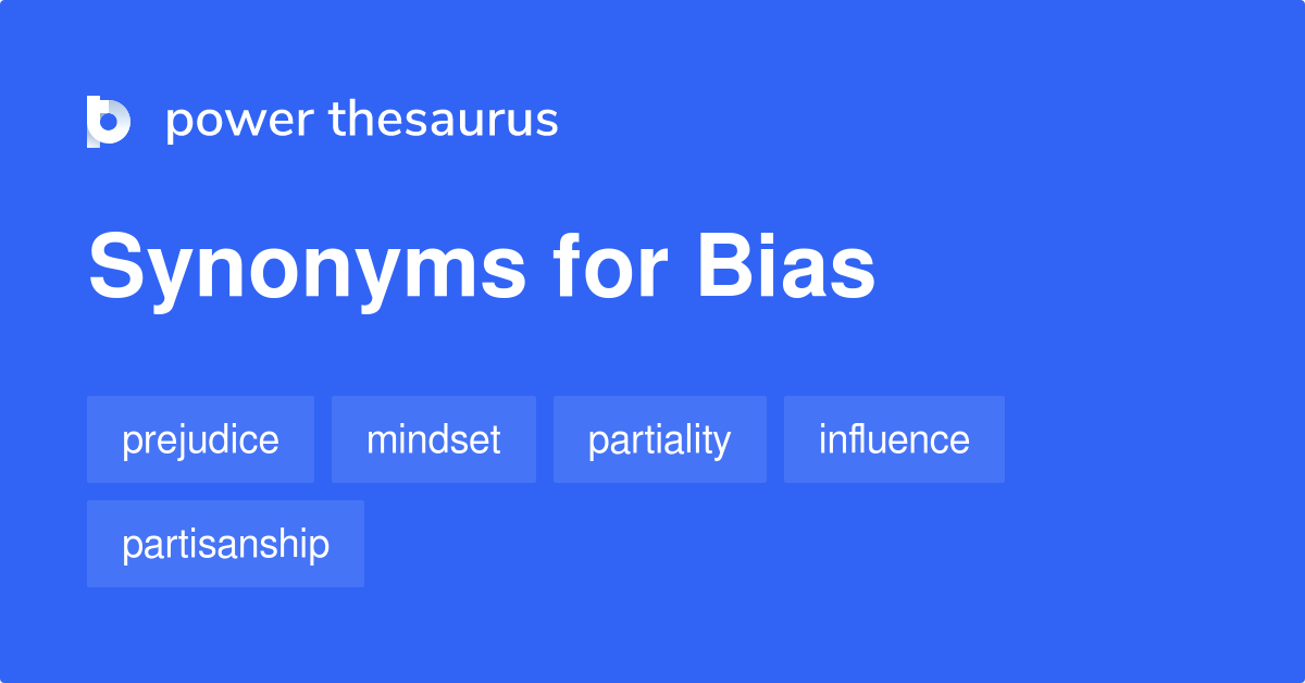 bias thesaurus