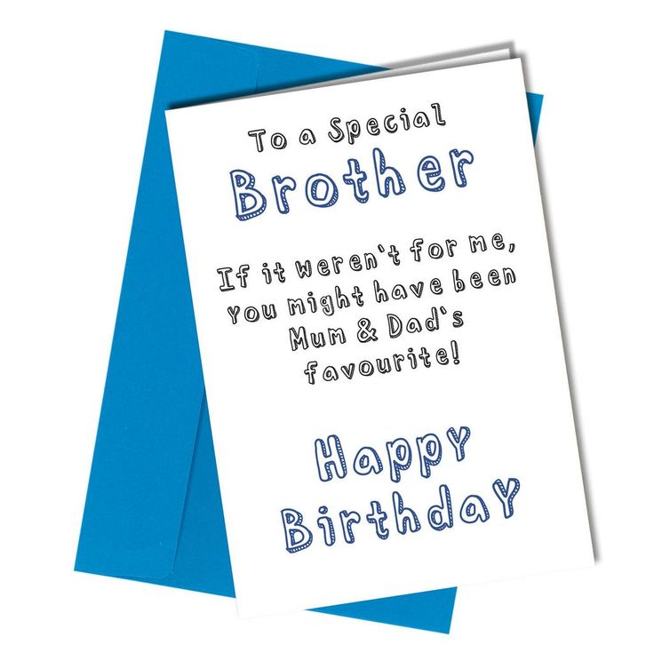 birthday cards brother humor